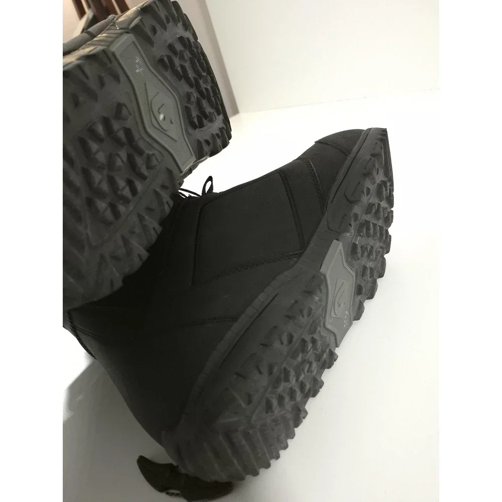 Burton Moto Snowboard Boots Mens 12 Black Speed Zone Lacing Soft Flex All Mtn